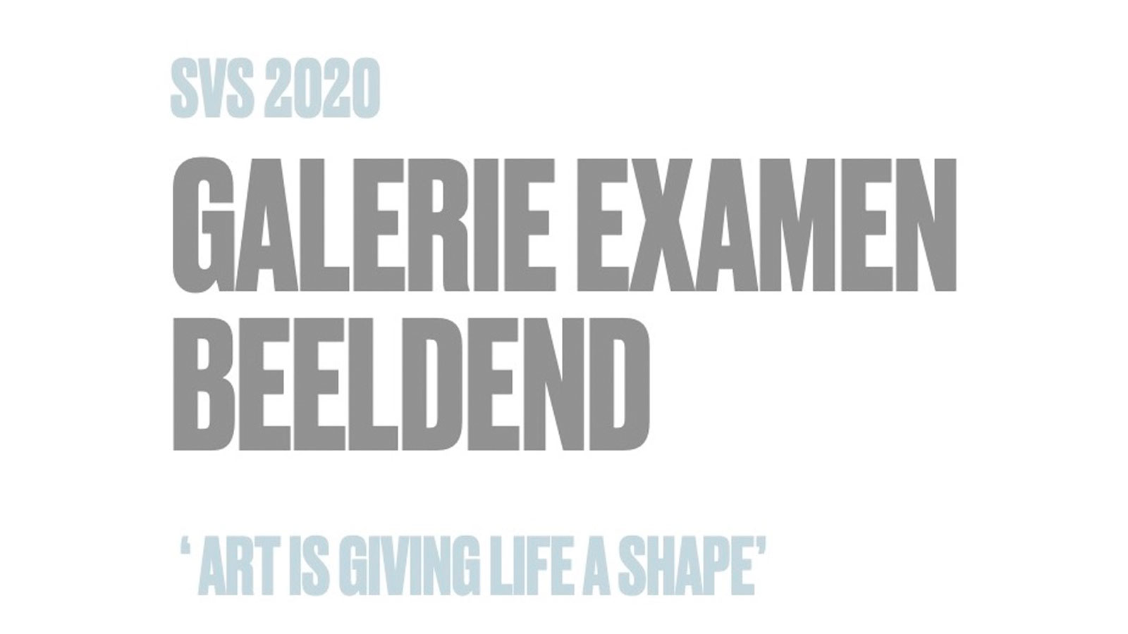 Galerie Examen Beeldend